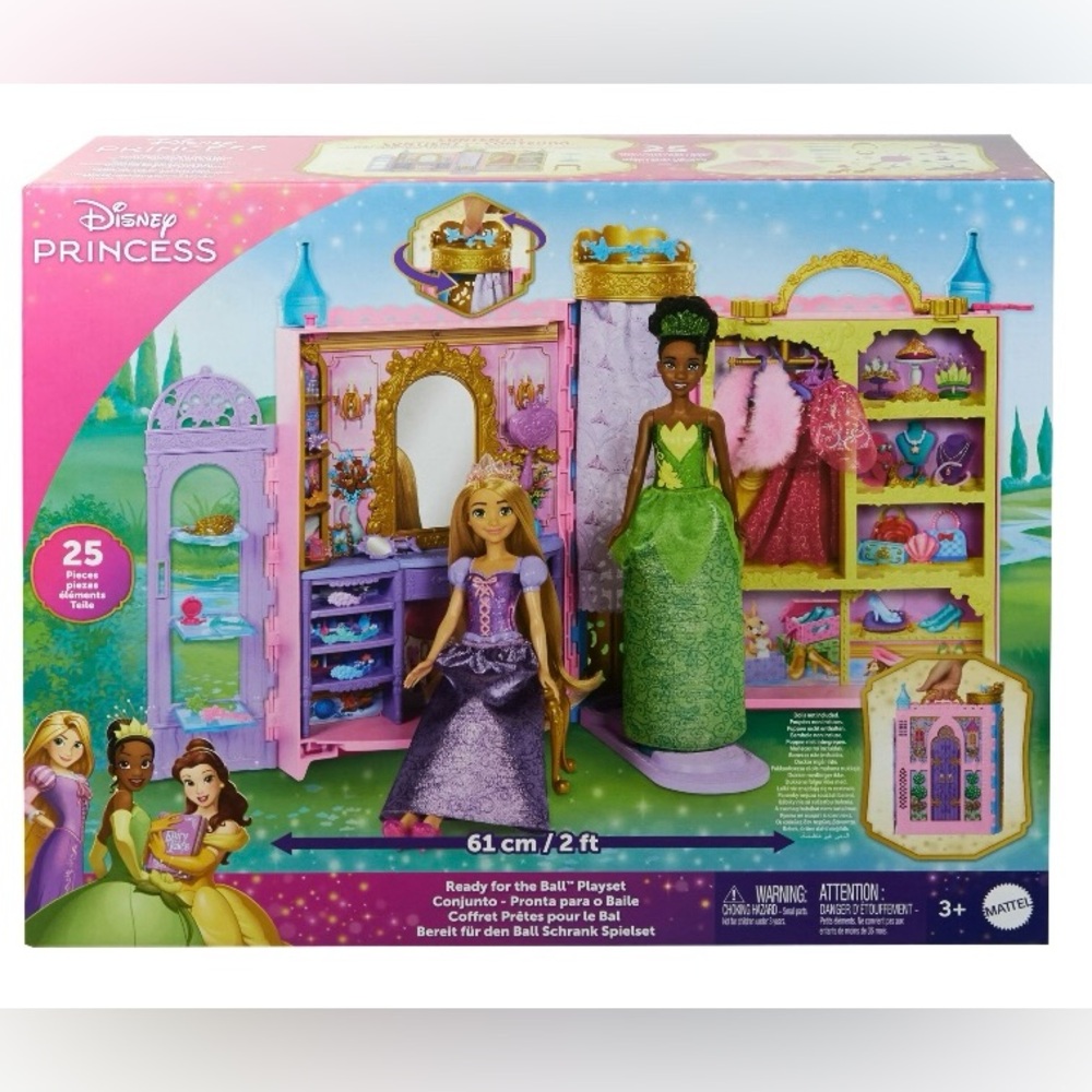 The Disney Princess Ready for the Ball Closet Playset